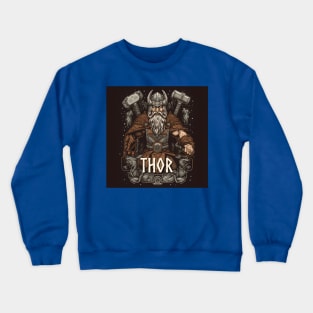 Thor Thunder God Norse Mythology Asgardians Crewneck Sweatshirt